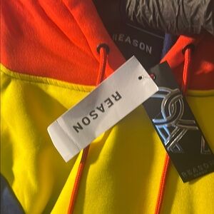 Reason Colorblock Jacket - Red, Yellow, Blue